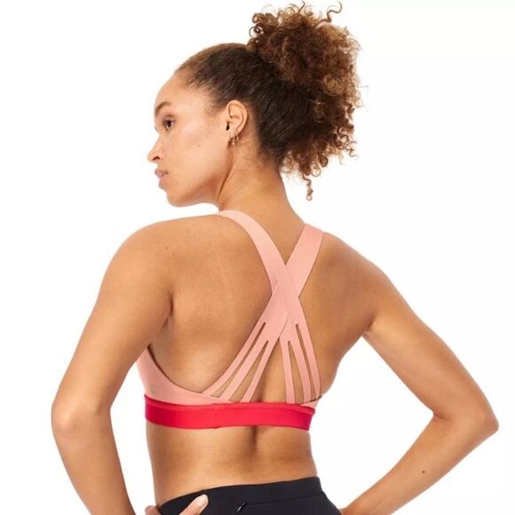 - Sweaty Betty Circuit Sports Bra Pink Racerback Medium - Picture 3 of 6